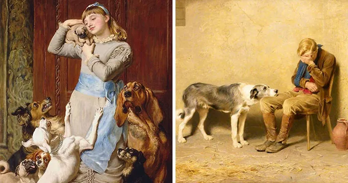 30 Beautiful Paintings That Show Dogs As The Loyal Companions They’ve Always Been