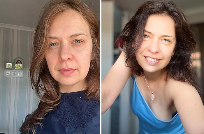 Before After