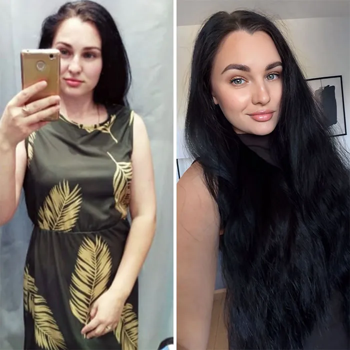 On The Left I'm Married, I'm 25. The Right Is A Fresh Photo I'm 33, Living Alone With The Child