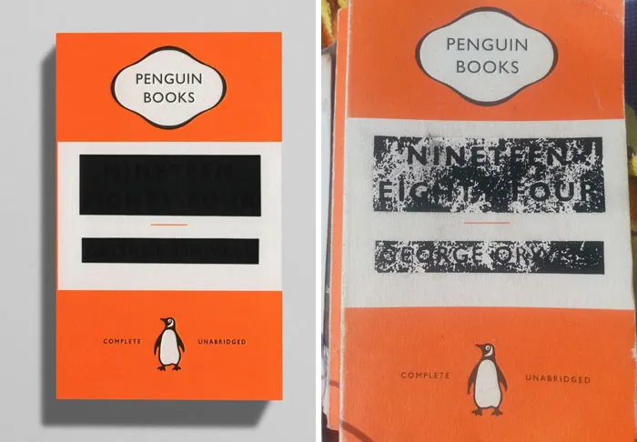 The Cover Of George Orwell's, "1984," Becomes Less Censored With Wear