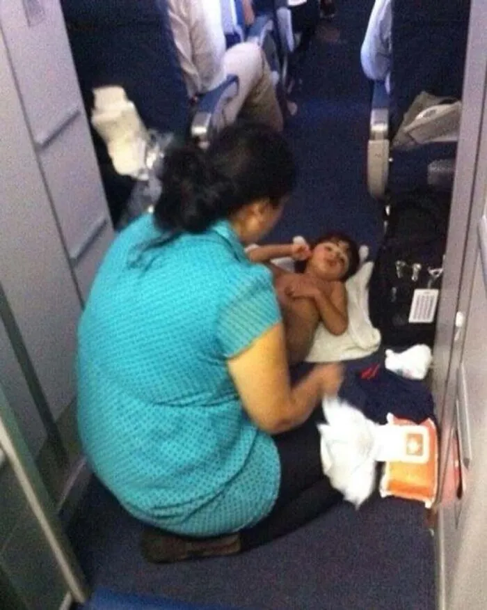 Really Convenient Place To Change Your Child. Probably Smelled Good For Everyone Involved