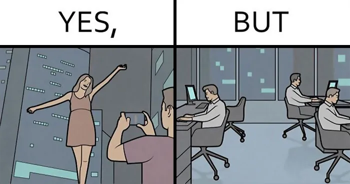 26 New Pics From “Yes, But” That Perfectly Capture Expectation Vs. Reality
