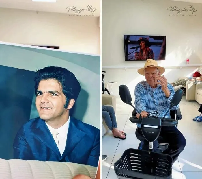 A Heartwarming Trend In Brazil Shows Nursing Home Residents Then And Now, Proving Their Younger Selves Are Still There (29 Pics)-Interview