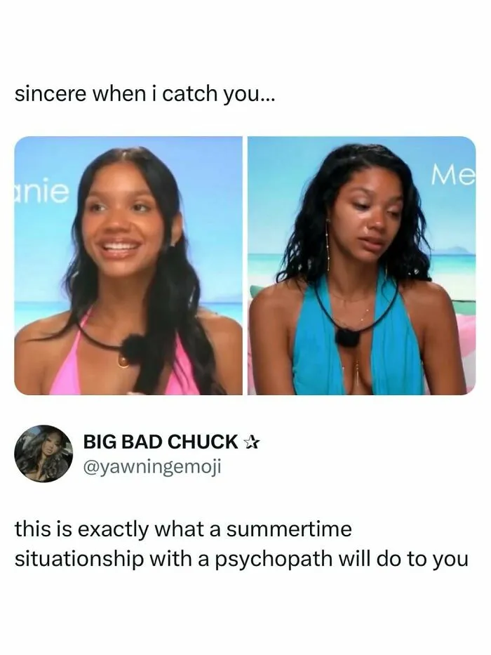Pop culture news meme with a before and after comparison of a reality TV contestant.