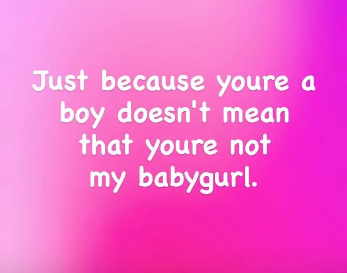 Screenshot with text on a pink background, an unfiltered internet moment.