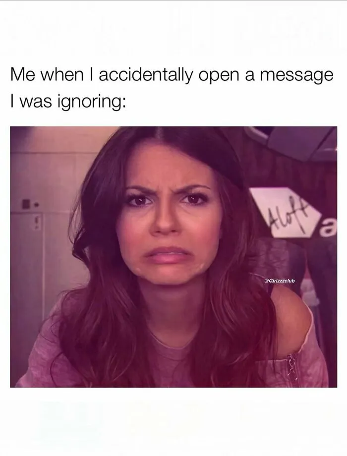 Funny memes about being a woman featuring a woman on screen looking extremely disgusted and annoyed.