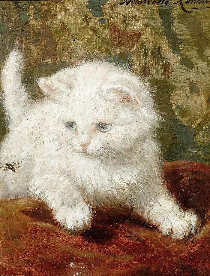 40 Vintage Paintings By This Artist That Prove Cats Have Always Had A Talent For Getting Into Trouble