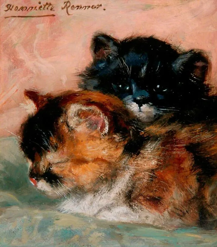 40 Vintage Paintings By This Artist That Prove Cats Have Always Had A Talent For Getting Into Trouble