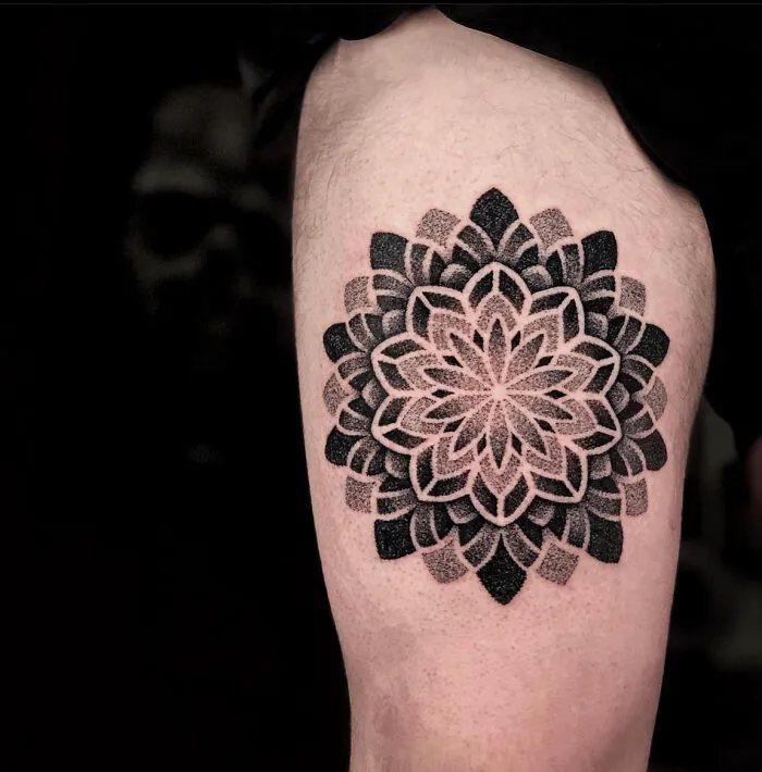 A Mandala Built Layer By Layer