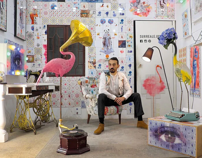 24 Whimsical Tile Compositions By Surrealejos Where Portuguese Tradition Meets Surrealism