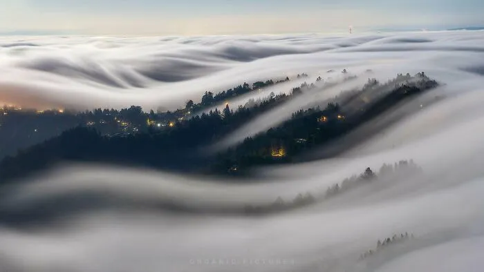 Itap Of Fog Rolling Over San Francisco