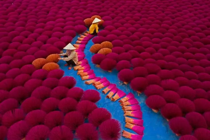 “Drying Incense” By Azim Khan Ronnie