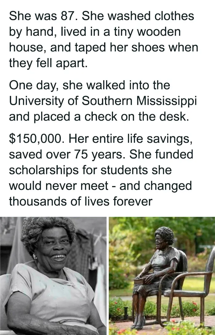 Her Name Was Oseola Mccarty. People Like This Should Always Be Celebrated