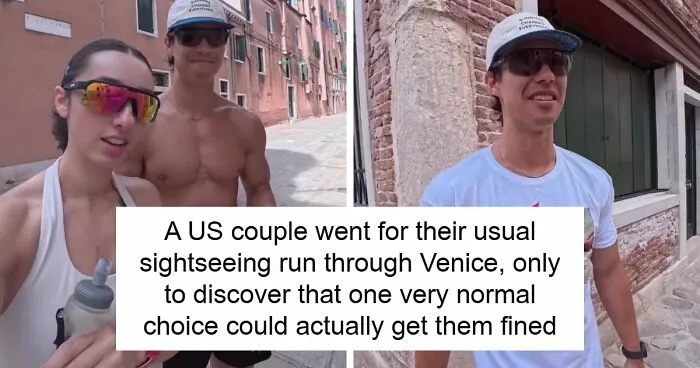 American Man Runs Shirtless Through Venice, Gets A Lesson In Local Laws He Never Knew Existed