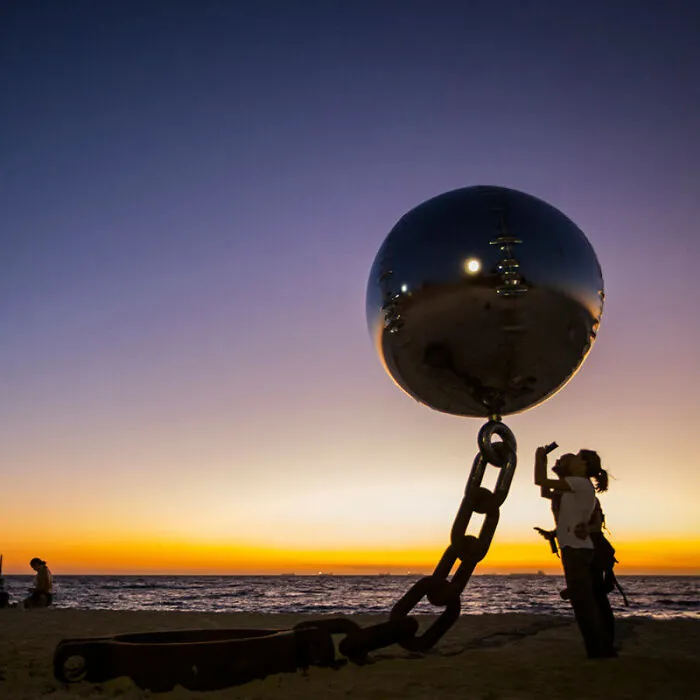 Floating Ball Of Steel