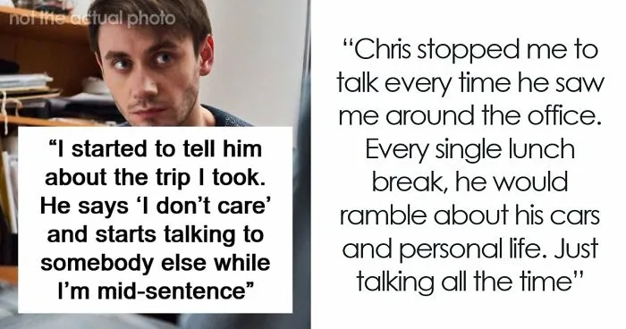 Guy Learns The Hard Way Why People In The Office Ignore One Specific Person
