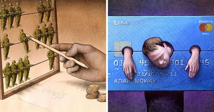 This Artist Pokes At Our Modern Society In His Thought-Provoking Illustrations (67 Best Pics)