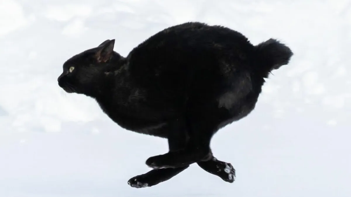 50 Black Cats Caught In Funny, Curious, And Unexpected Moments By Masayuki Oki