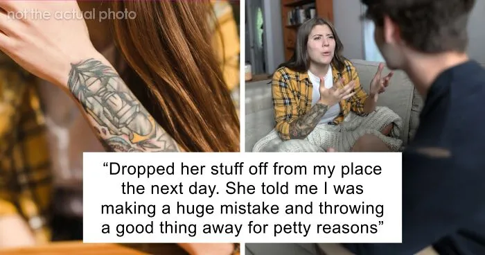 Woman Gets Tattoos Knowing Her Boyfriend Would Leave, Then Acts Shocked When He Actually Does