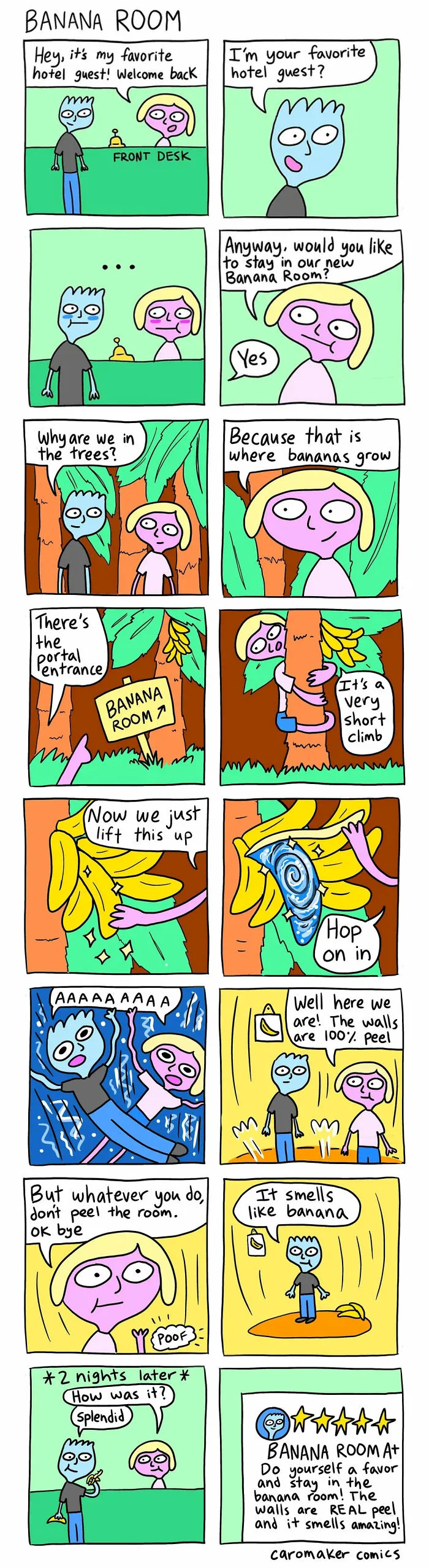 23 Colorful Comics By This Artist, Filled With Strange Ideas And Unexpected Punchlines