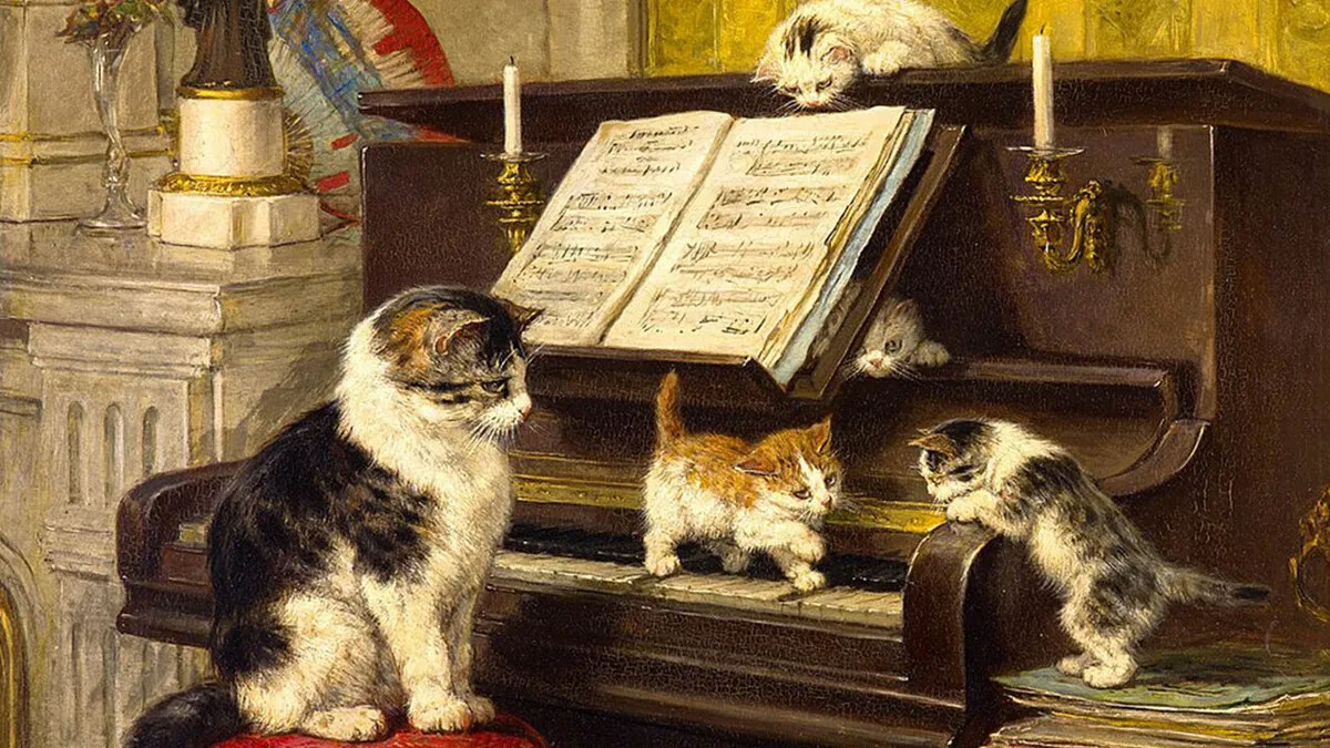 40 Vintage Paintings By This Artist That Prove Cats Have Always Had A Talent For Getting Into Trouble