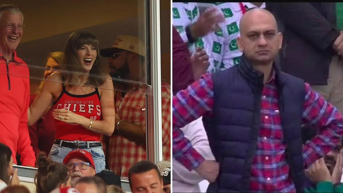Taylor Swift's Celebration Of Travis Kelce’s Touchdown Has The Internet Working Overtime With Memes