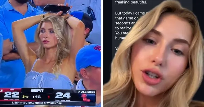 "Most Impressive Girl": Attractive Woman Responds After Going Viral For Being Spotted In Football Stands
