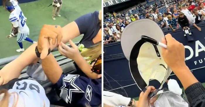 'Karen' Tries To Steal NFL Hat From Kid After Match, But Gets Exposed Online Instead