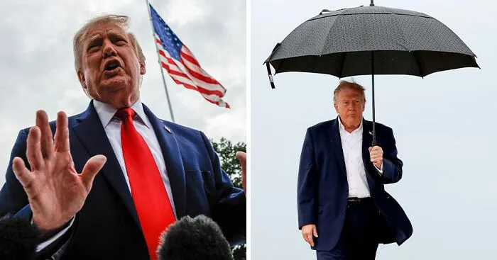 Trump's Hot Mic Moment At The Presidents Cup Has Everyone Talking: "Just Disgusting"