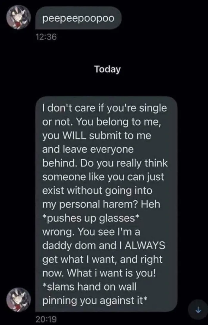 45 Screenshots That Are So Cringey You Might Curse The Day You Became Aware