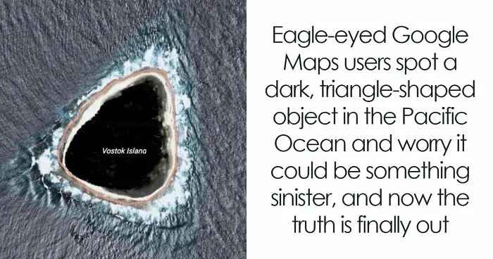 Diver Visits Bizarre Area That's Blacked-Out Shape On Google Maps, Tells The World What's There