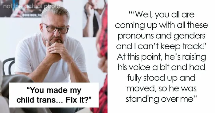 Speaker Gets Cornered Mid-Presentation By An Angry Parent, His Son’s Reaction Hits Hardest