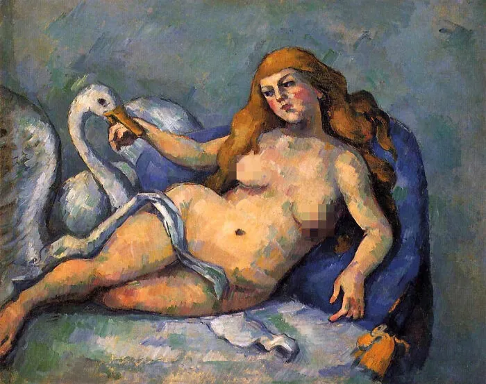 Leda And The Swan By Paul Cézanne, 1880 (Possibly Later), The Barnes Foundation, Philadelphia
