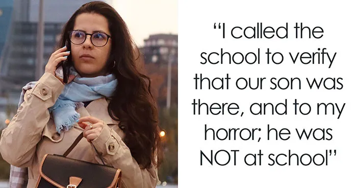 Mom Gets A Call From School About Absent Son, Finds Out Her Husband Is More Stupid Than She Thought