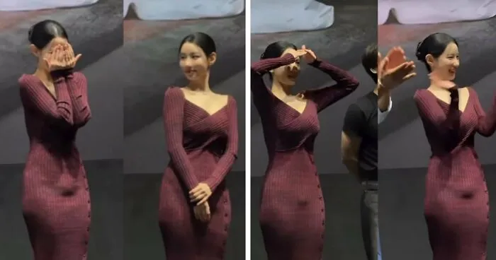 Johyun Turns Heads In Fitted Premiere Dress, But One Unexpected Detail Steals All The Attention