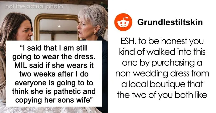 Bride Won’t Change Wedding Dress After MIL Says She Got It First, Groom Gets Caught In The Middle