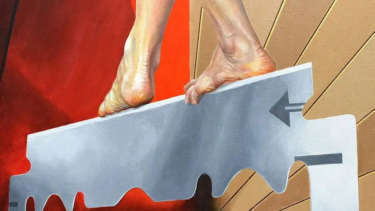 28 Paintings By Michel Devanakis That Play Tricks On The Eye With Extreme Perspective