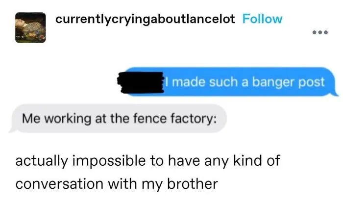 A Very Serious Conversation