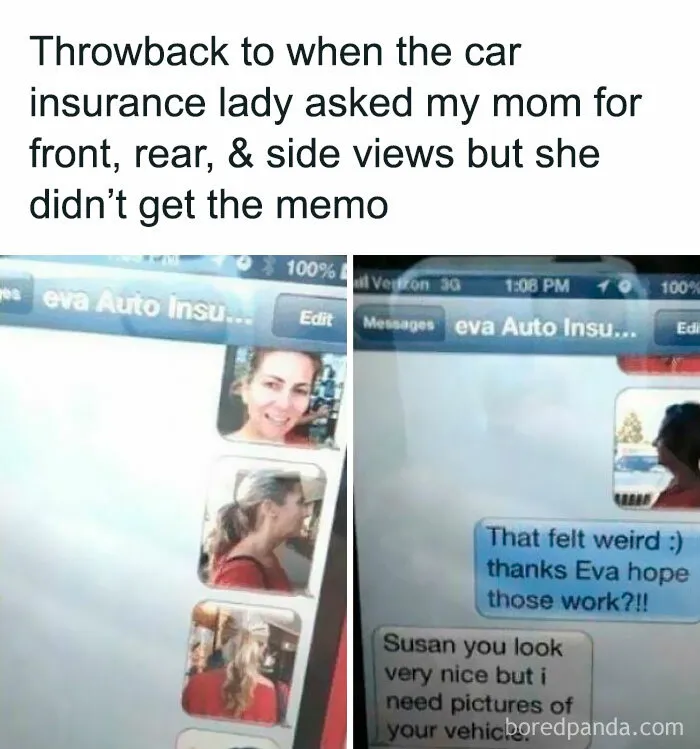 To Provide Front, Side, And Rear Photos For The Car Insurance Rep