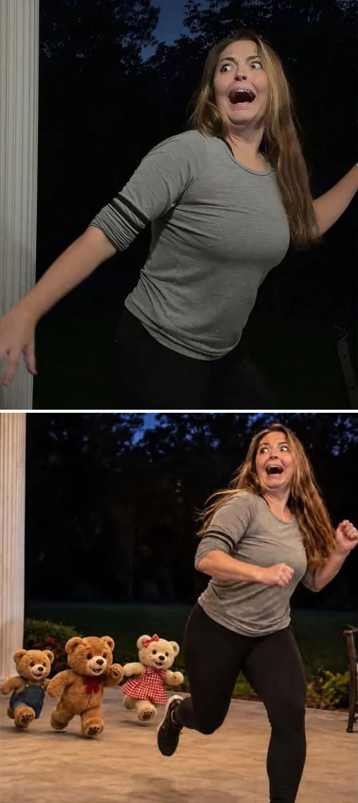 Can Someone Make It Look Like I'm Being Chased By A Bear