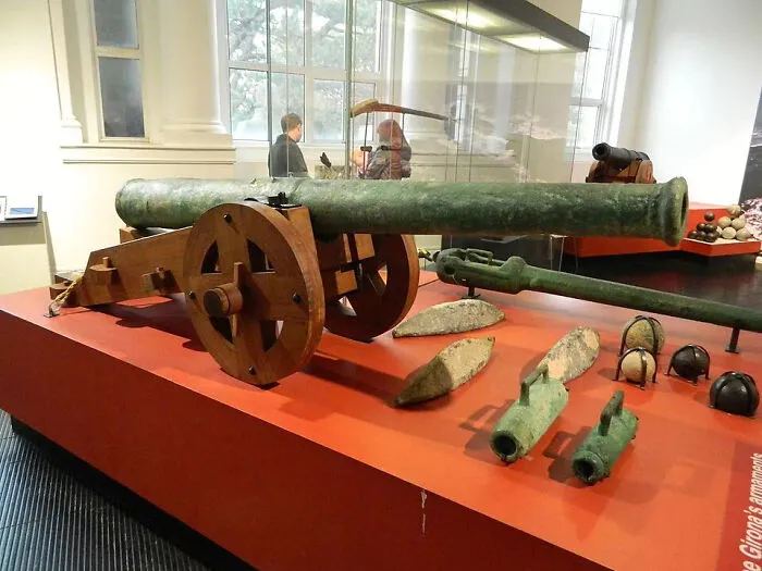A Girona Bronze Saker Cannon