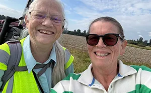 A Stranger In Germany Saved Her Granddaughter’s Life, Now This 73-Year-Old Is Walking 356 Miles To Help Others
