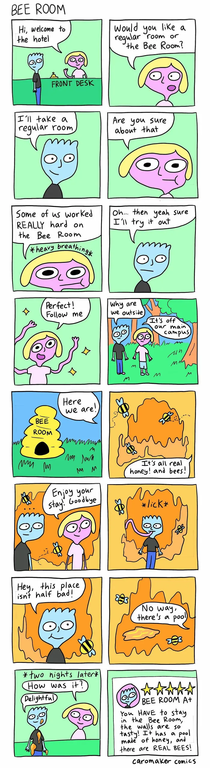 23 Colorful Comics By This Artist, Filled With Strange Ideas And Unexpected Punchlines