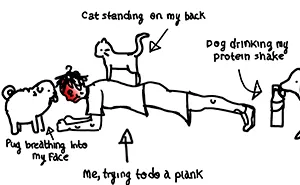 People Saw These Everyday Scenes, And Humorously Sketched Them For This Reddit Community (48 Pics)