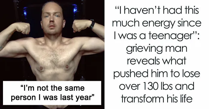 Overweight Man Turns Grief Into Motivation, Goes From 311LBS To 180LBS In One Year After Losing His Dad