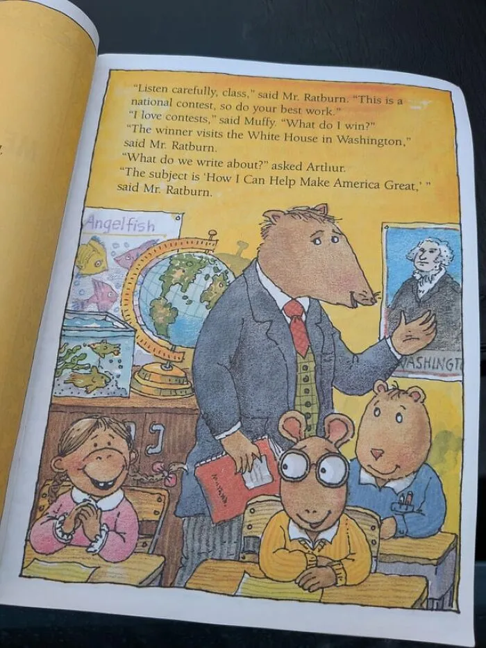 This Arthur Book We Found At A Yard Sale, Published In 1992