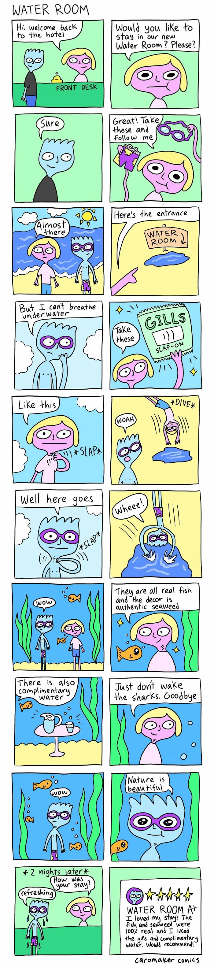 23 Colorful Comics By This Artist, Filled With Strange Ideas And Unexpected Punchlines
