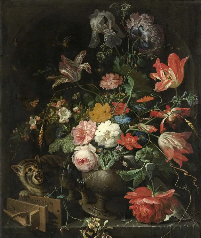 The Overturned Bouquet By Abraham Mignon, 1660–1679, Rijksmuseum, Amsterdam