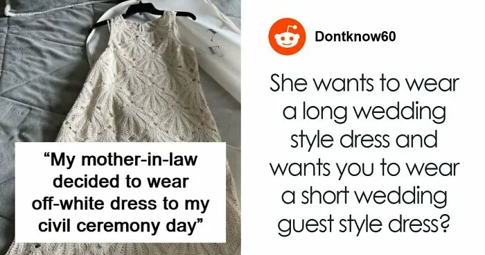 Bride Is Told She "Doesn't Need" A White Dress, Then Sees What Her MIL Plans To Wear To The Ceremony
