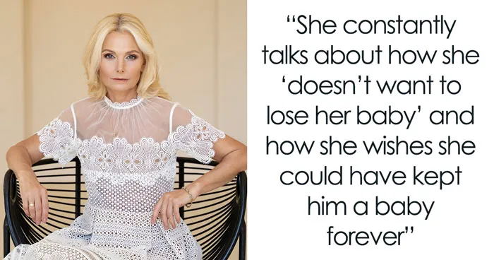 Groom Stops By His Fiancée’s Bridal Shower With Flowers And Immediately Notices His Mom’s Outfit